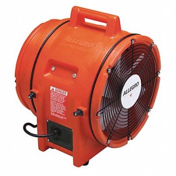 ALLEGRO ConfinedSpaceBlower Blk/Orng/Yell 16 W, 786ZH1