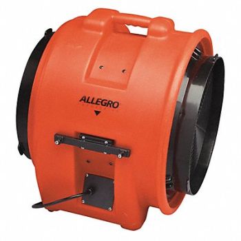 ALLEGRO Confined Space Blower Orange 22 1/2 W, 786ZH2
