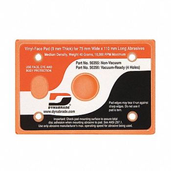 DYNABRADE Dynabug II Disc Pad 3 X 4-1/4, 239C68
