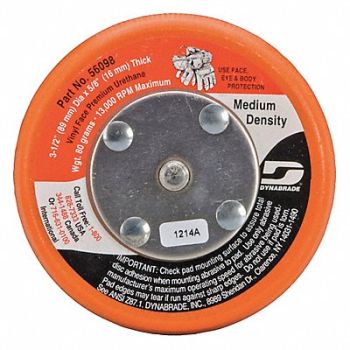 DYNABRADE Non-Vacuum Disc Pad 3-1/2, 239D28