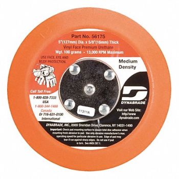 DYNABRADE Non-Vacuum Disc Pad 5 dia., 239F08