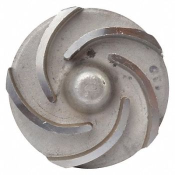 DAYTON Impeller Stainless Steel 3 3/8 in Dia., 23CF75