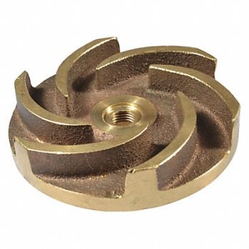 DAYTON Impeller Bronze 3 1/2 in Dia., 23CF76