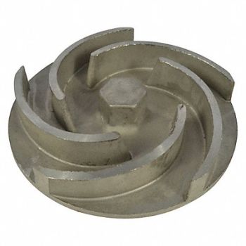 DAYTON Impeller Stainless Steel 4 5/8 in Dia., 23CF93