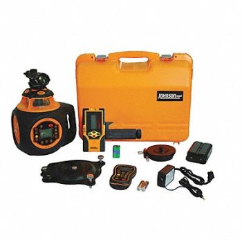 JOHNSON Rotary Laser Level Ext Red 2000 ft., 23J474