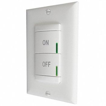 SENSOR SWITCH Push Button Wall Switch White 2 Button, 23J484