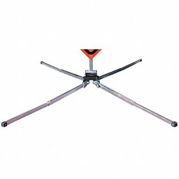 DICKE Sign Stand Aluminum 18 in Maximum Mast H, 23J509