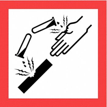 GHS SAFETY Pictogram Sign 10-3/4 W, 23J591