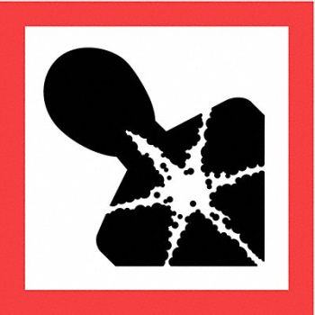 GHS SAFETY Pictogram Sign 10-3/4 W, 23J593