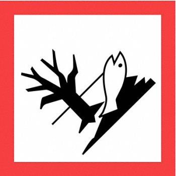 GHS SAFETY Pictogram Sign 10-3/4 W, 23J596