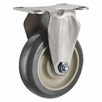 GRAINGER APPROVED Standard Plate Caster Rigid 300 lb., 23J811