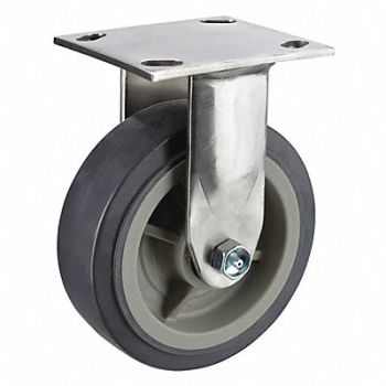 GRAINGER APPROVED Standard Plate Caster Rigid 900 lb., 23J827
