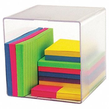 DEFLECT-O Desktop Organizer Clear Plastic, 23K245