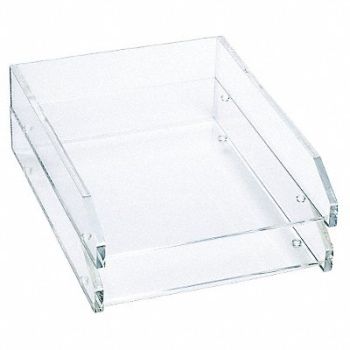 KANTEK Letter Tray Clear Acrylic, 23K281