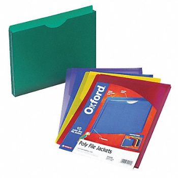 PENDAFLEX Expand File Jacket Assorted Poly PK10, 23K337