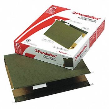 PENDAFLEX Box Hanging File Folder Std Green PK25, 23K345