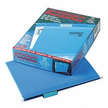 PENDAFLEX Hanging File Folders Blue PK25, 23K363