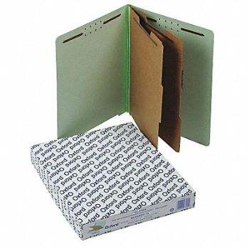PENDAFLEX Letter File Folders Pale Green PK10, 23K374