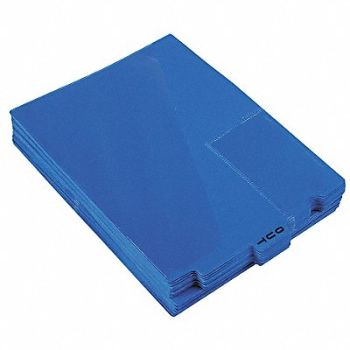 PENDAFLEX Outguides Preprinted Tabs Blue PK50, 23K410