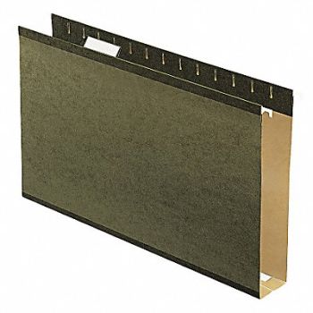PENDAFLEX Box Hanging File Folder Std Green PK25, 23K411