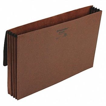 PENDAFLEX Expandable File Wallet 3 1/2 Red Fiber, 23K425