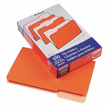 PENDAFLEX Legal File Folders Orange PK100, 23K428