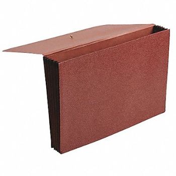 PENDAFLEX Expandable File Wallet 5 1/4 Red Fiber, 23K446