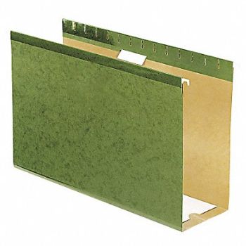 PENDAFLEX Box Hanging File Folder Std Green PK25, 23K448