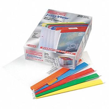 PENDAFLEX Hanging File Folders Assorted PK25, 23K464