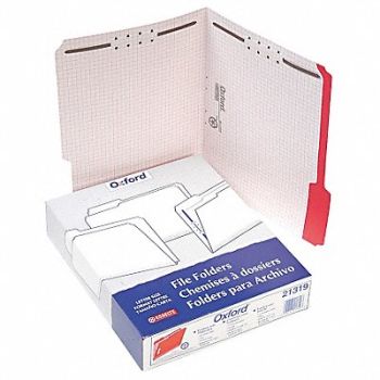 PENDAFLEX Letter File Folders Red PK50, 23K479