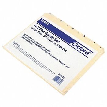 PENDAFLEX File Guide Set Preprinted Manila PK25, 23K491