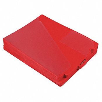 PENDAFLEX Outguides Preprinted Tabs Red PK50, 23K502