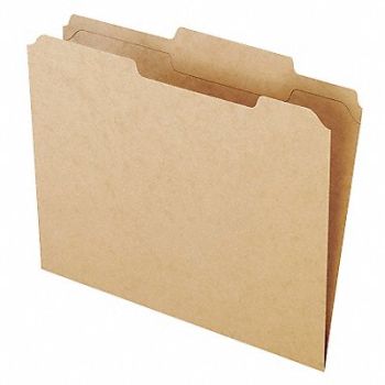 PENDAFLEX Letter File Folders Brown PK100, 23K514