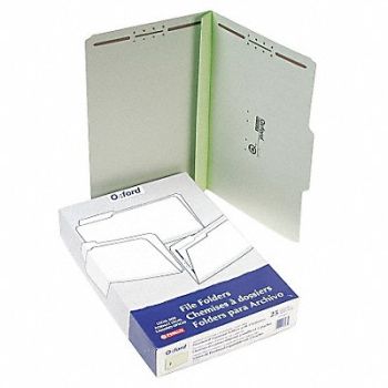 PENDAFLEX Legal File Folders Green PK25, 23K573