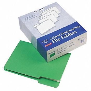 PENDAFLEX Letter File Folders Bright Green PK100, 23K581