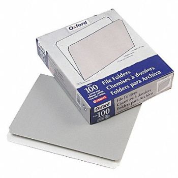 PENDAFLEX Letter File Folders Gray/Lt Gray PK100, 23K616