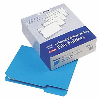 PENDAFLEX Letter File Folders Blue PK100, 23K645