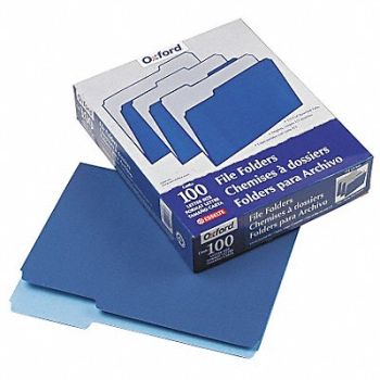 PENDAFLEX Letter File Folders Nvy Blue PK100, 23K649