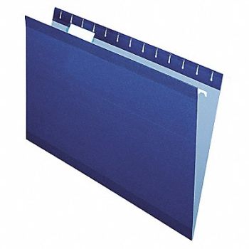 PENDAFLEX Hanging File Folders Navy PK25, 23K673