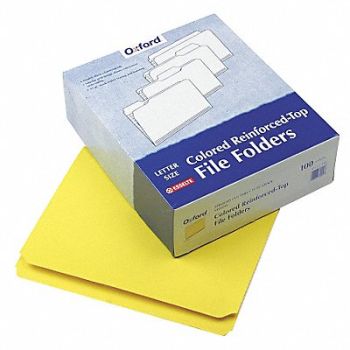 PENDAFLEX Letter File Folders Yellow PK100, 23K690