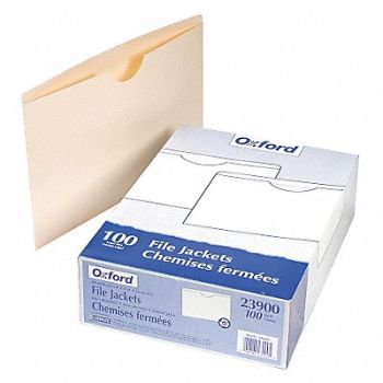 PENDAFLEX Expandable File Jacket Manila PK100, 23K699