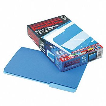 PENDAFLEX Legal File Folders Blue PK100, 23K701