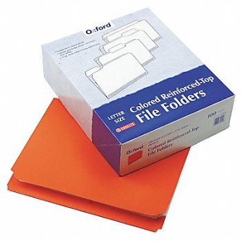 PENDAFLEX Letter File Folders Orange PK100, 23K723