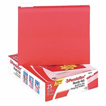 PENDAFLEX Hanging File Folders Red PK25, 23K726