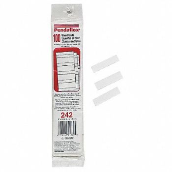 PENDAFLEX Hanging Folder Paper Insert White PK100, 23K727