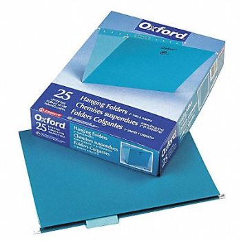 PENDAFLEX Hanging File Folders Teal PK25, 23K743