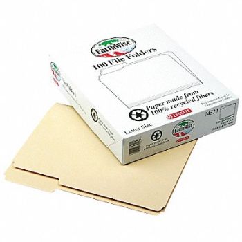PENDAFLEX Letter File Folders Manila PK100, 23K838