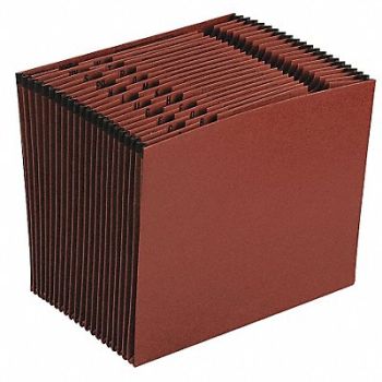 PENDAFLEX Alpha Expandable File Red Fiber Fiber, 23K841
