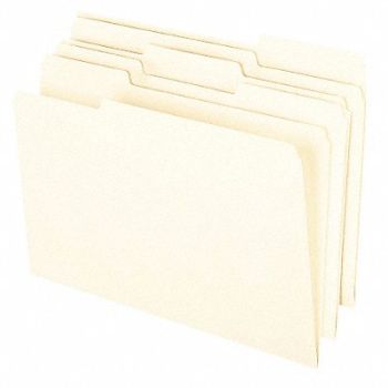 PENDAFLEX Legal File Folders Manila PK100, 23K842