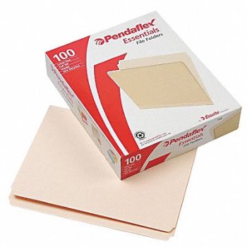 PENDAFLEX Letter File Folders Manila PK100, 23K860
